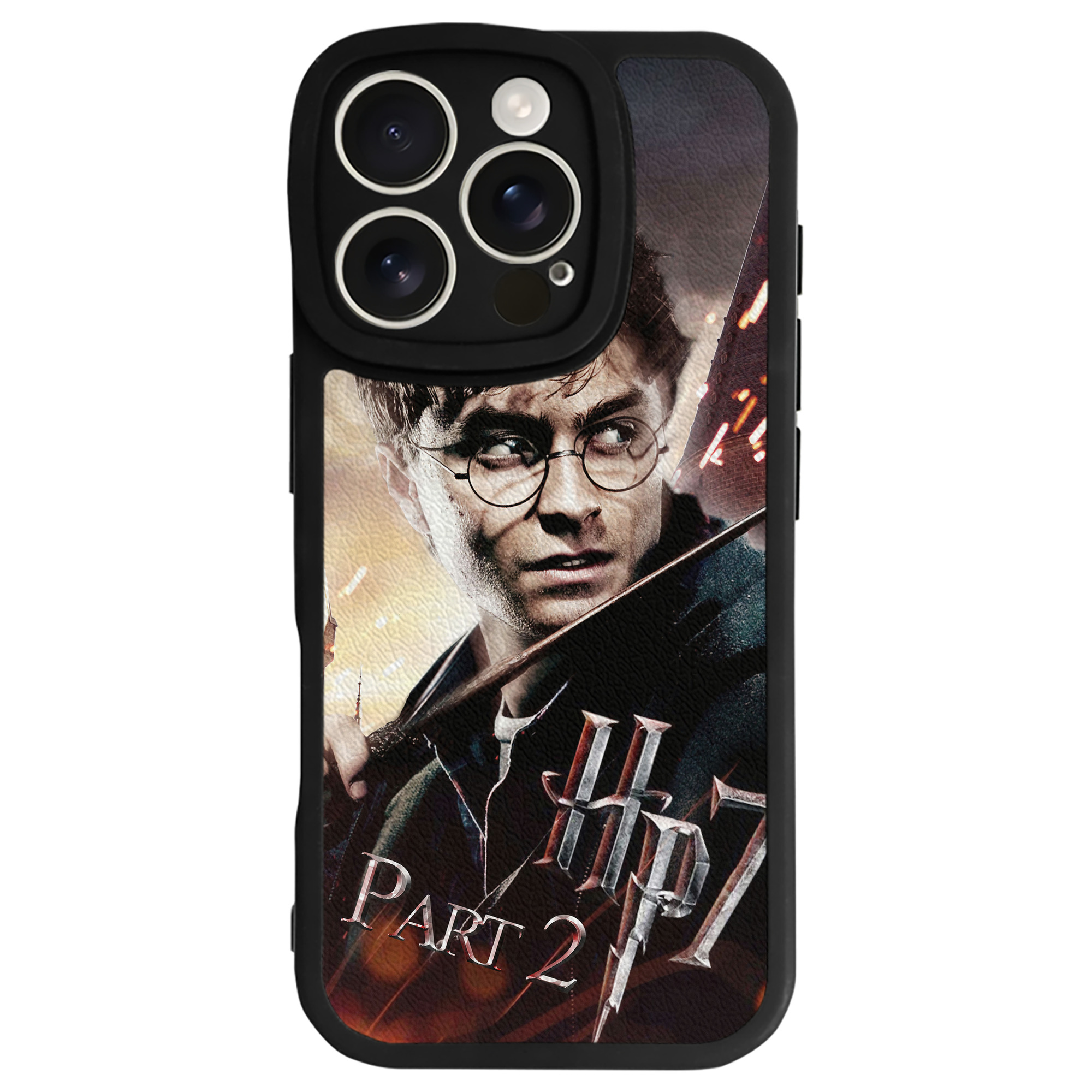 （画像用） Harry Potter ハリー・ポッターシリーズ 【iPhone 16シリーズ対応】シリコンスマホケース（レザー調） 材質：シリコン